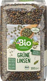 Grüne Linsen, 500 g