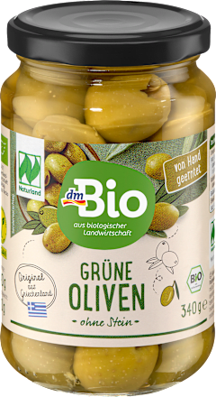Grüne Oliven ohne Stein, 180 g