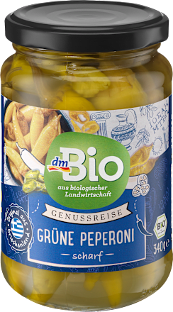 Grüne Peperoni, scharf, 170 g