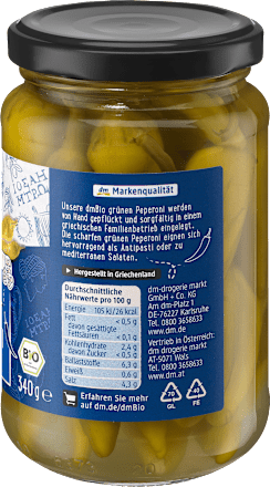 Grüne Peperoni, scharf, 170 g