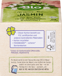 Grüner Tee Jasmin (20 Beutel), 30 g