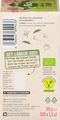 Grüner Tee Jasmin (20 Beutel), 30 g