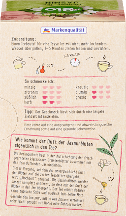 Grüner Tee Jasmin (20 Beutel), 30 g