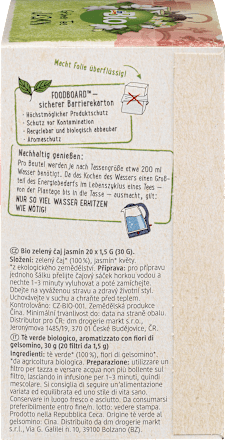 Groene thee Jasmijn (20 zakjes), 30 g