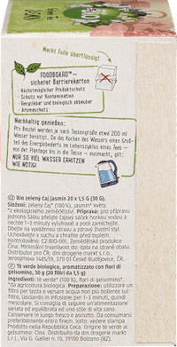 Groene thee Jasmijn (20 zakjes), 30 g