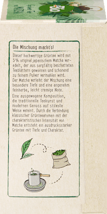 Grüner Tee mit Matcha (20 Beutel), 30 g