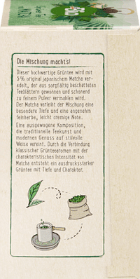 Grüner Tee mit Matcha (20 Beutel), 30 g