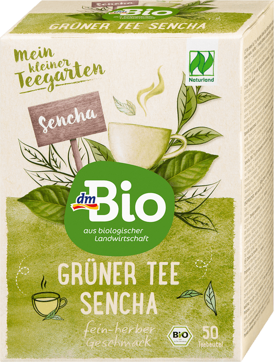 dmBio Thé vert Sencha (50 sachets), 75 g