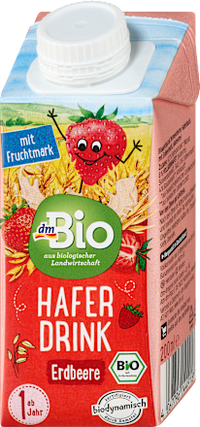 Haferdrink Erdbeere ab 1 Jahr, 200 ml
