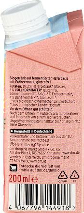 Haferdrink Erdbeere ab 1 Jahr, 200 ml