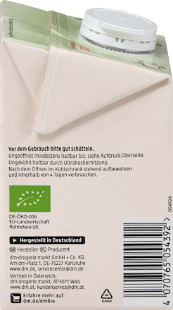 Haferdrink-Konzentrat Pro Climate,  0,5l ergibt 1,5l, 0,5 l
