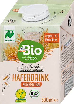 Haferdrink-Konzentrat Pro Climate,  0,5l ergibt 1,5l, 0,5 l