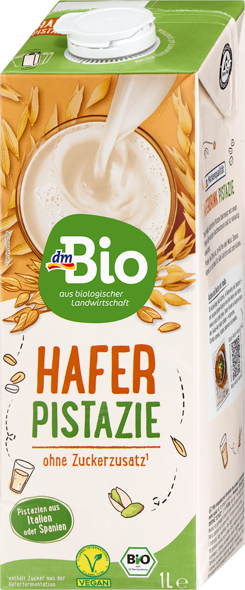 Boisson à l’avoine dmBio Pistache, 1 l