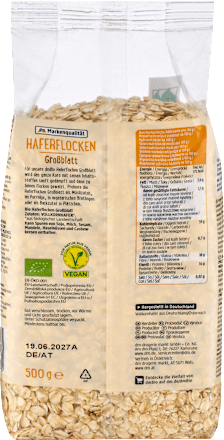 Haferflocken, Großblatt, 500 g