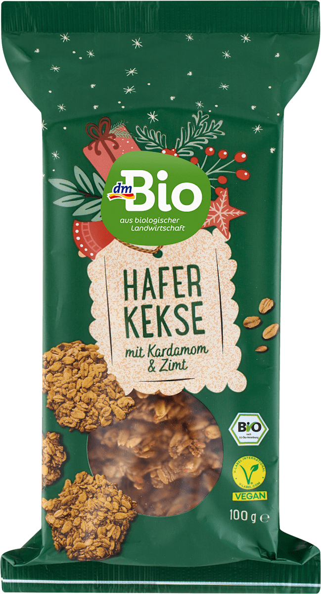 dmBio Haferkekse, Kardamom & Zimt, 100 g
