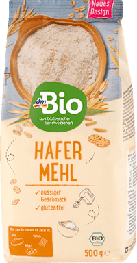 Hafermehl, glutenfrei, 500 g