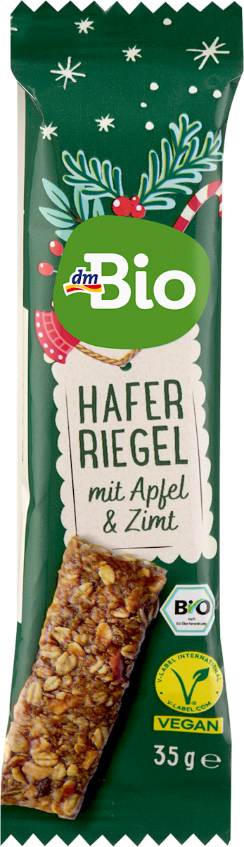 dmBio Haferriegel, Apfel & Zimt, 35 g