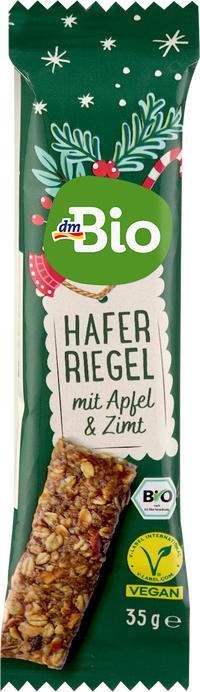 dmBio Haferriegel, Apfel & Zimt, 35 g