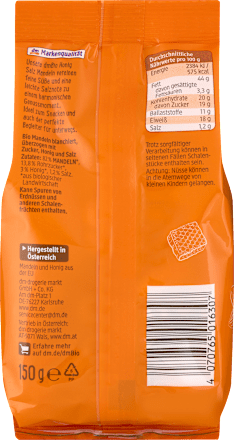 Honig Salz Mandeln, 150 g