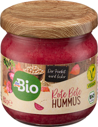 dmBio Hummus, Rote Bete, 180 g