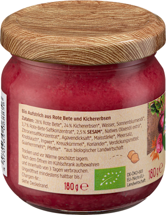 dmBio Hummus, Rote Bete, 180 g