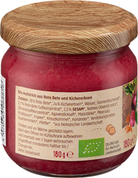 dmBio Hummus, Rote Bete, 180 g