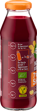 Ingwer & Rote Bete Shot 7 Tage, 280 ml