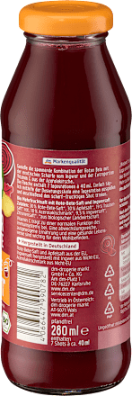Ingwer & Rote Bete Shot 7 Tage, 280 ml