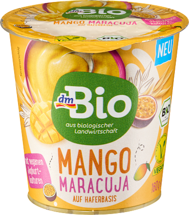 Joghurtalternative Mango Maracuja Hafer, 160 g