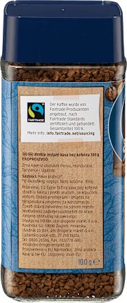 Kaffee Entkoffeiniert löslich, 100 g