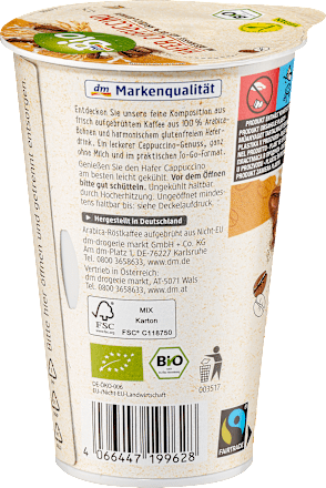 Kaffee, Hafer Cappuccino, 230 ml