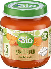 Karotte pur ab dem 5. Monat, 125 g