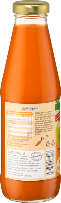 dmBio Karottensaft ab dem 5.Monat, 500 ml