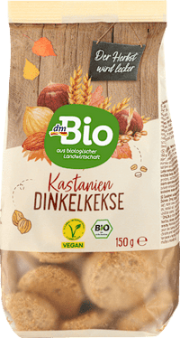 Kastanien Dinkelkekse, 150 g