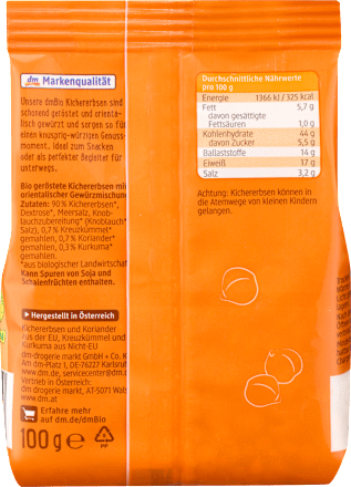 Kichererbsen mit Hummusgeschmack, 100 g