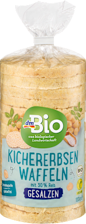 Kichererbsenwaffeln, gesalzen, 100 g