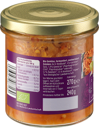 Kimchi, fermentiertes Gemüse, 240 g