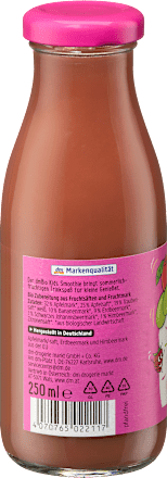 Kinder Smoothie Apfel, Erdbeere, Himbeere ab 3 Jahren, 250 ml