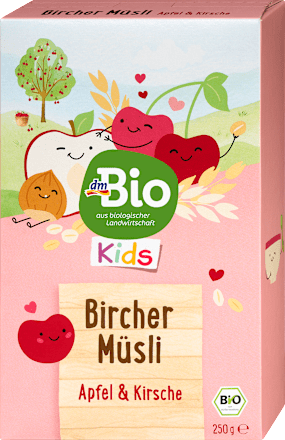 Kindermüsli Bircher mit Kirschen, ab 3 Jahren, 250 g