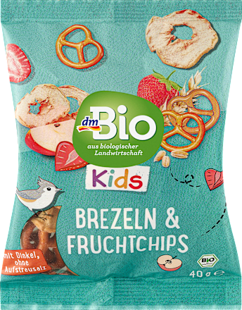 Kindersnack Brezeln & Fruchtchips, ab 3 Jahren, 40 g
