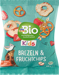Kindersnack Brezeln & Fruchtchips, ab 3 Jahren, 40 g