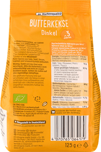 Kindersnack Butterkeks Dinkel ab 3 Jahren, 125 g