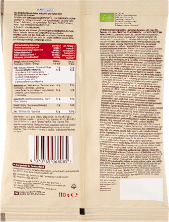 dmBio Kindersnack, Kräcker Apfel Rote Bete ab 3 Jahren, 110 g