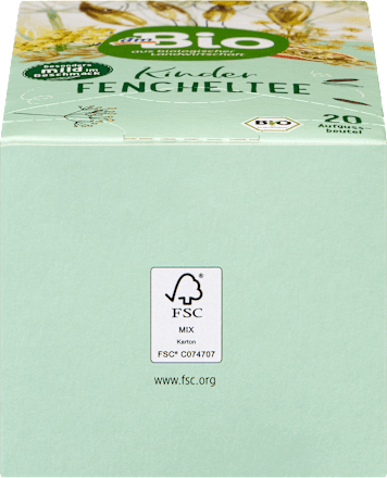 Kindertee, Fenchel (20 Beutel), ab 3 Jahren, 30 g