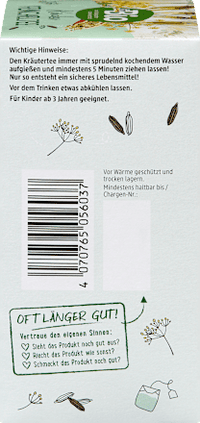 Kindertee, Fenchel (20 Beutel), ab 3 Jahren, 30 g