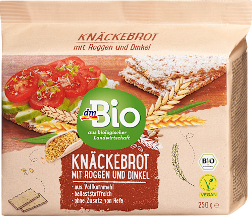 Knäckebrot, Roggen & Dinkel, 250 g