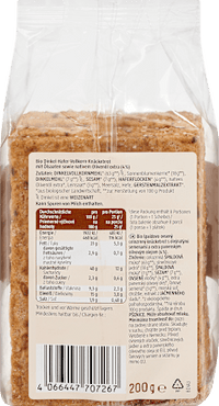 Knäckebrot, Saaten Mix, 200 g