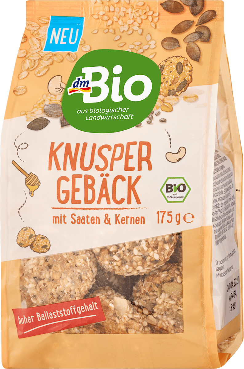 dmBio Knuspergebäck Saaten & Kerne, 175 g