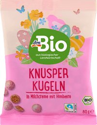 Knusperkugeln Himbeere, 80 g