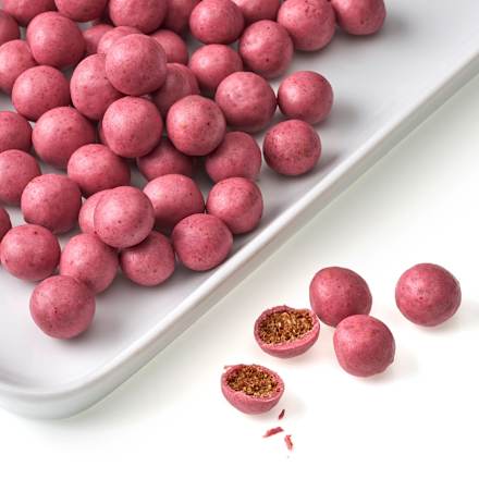 Knusperkugeln Himbeere, 80 g